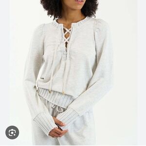 Sundays Atlas Pullover Size Small Heathered Gray EUC